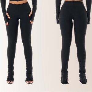 Coucoo Black Flare Leggings